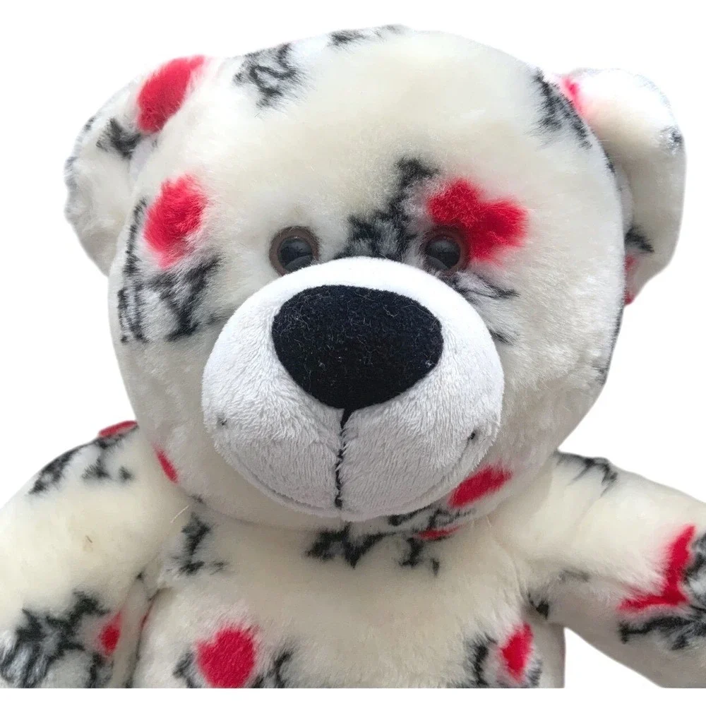 BUILD A BEAR I HEART NY LOVE NEW YORK Red White Black Plush Stuffed Bear